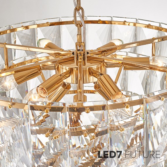 Loft Industry Modern - Tile V2 Chandelier